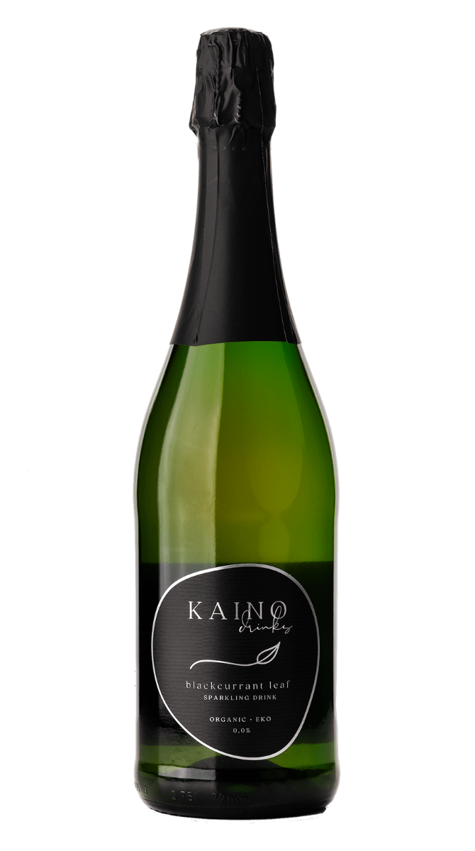 KAINO Drinks Mustaherukanlehti Luomukuohujuoma 0,0% 0,75L