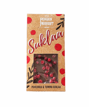 Puolukka-Tummasuklaa 80g