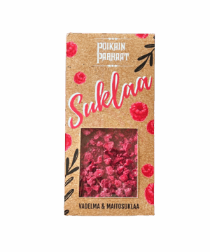 Vadelma-Maitosuklaa 80g