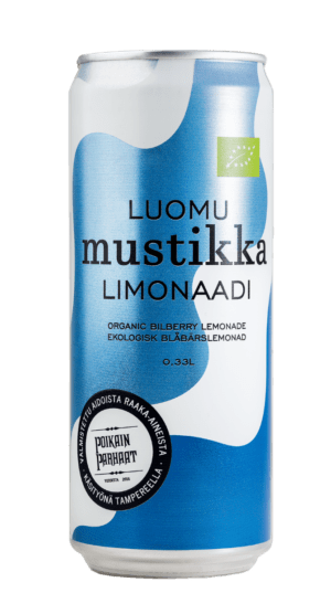 Luomu Mustikkalimonaadi 0,33L tlk
