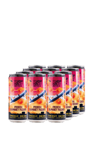 TO/GA Thrust <br>Energy Drink <br>Peach Sunset Rider 0,33L 12-PACK