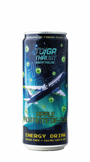TO/GA Thrust <br>Energy Drink <br>Apple Frostbite De-Icer 0,33L