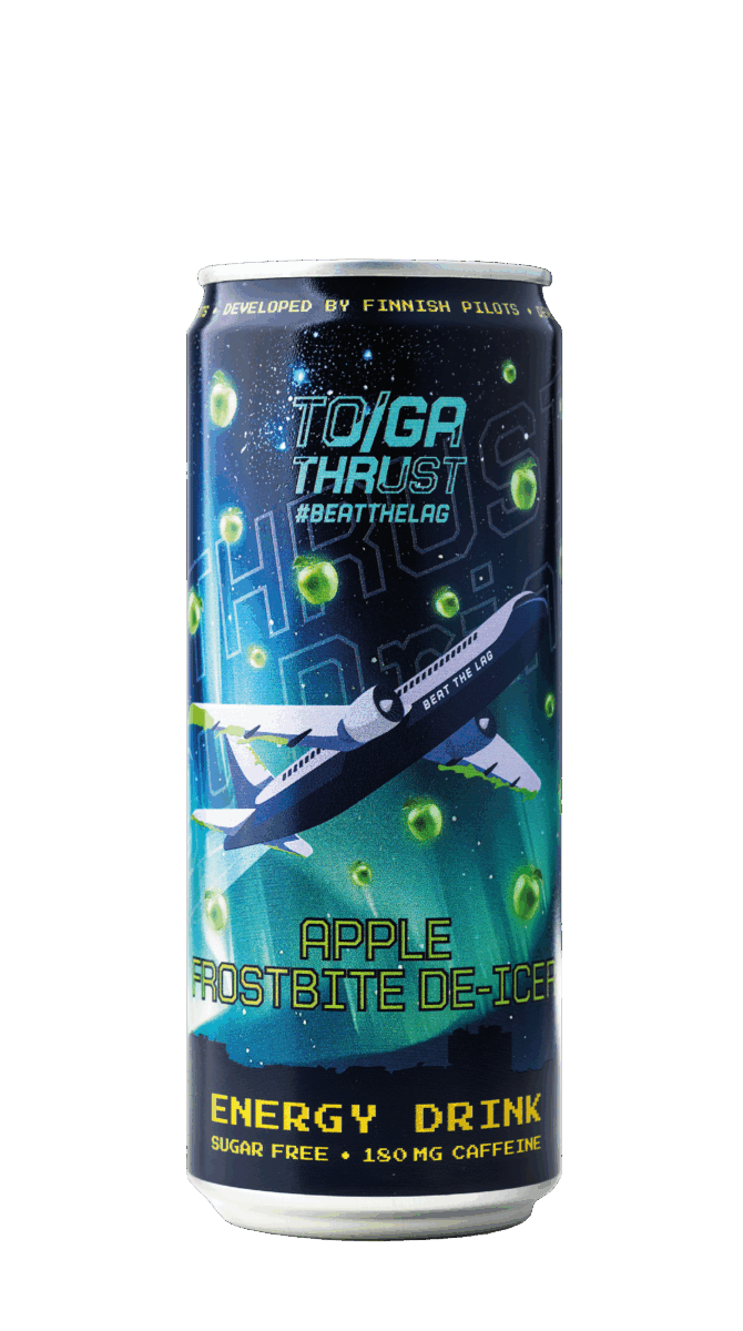 TO/GA Thrust <br>Energy Drink <br>Apple Frostbite De-Icer 0,33L
