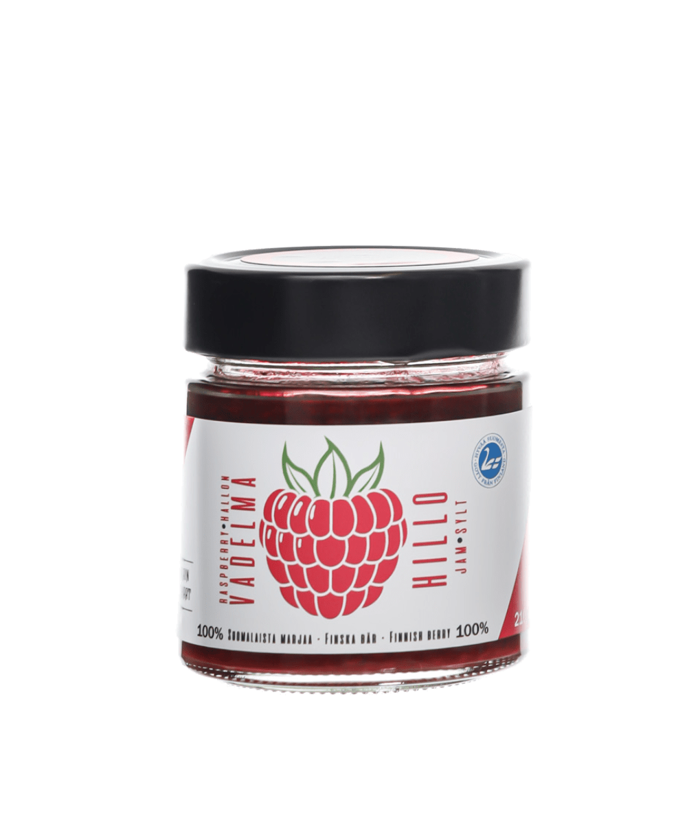 Suomalainen vadelmahillo 250g