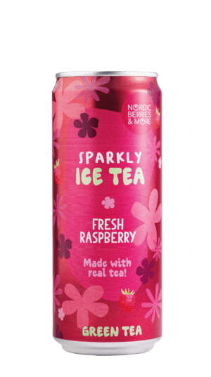 <br>Nordic Berries & More</br>Sparkly Ice Tea Fresh Raspberry 0,33L