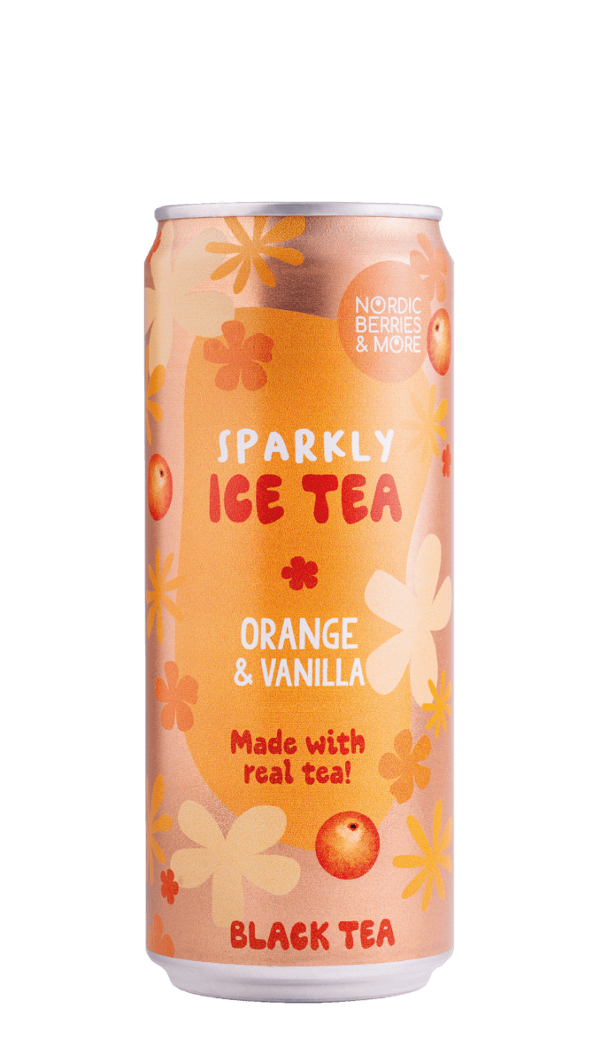 <br>Nordic Berries & More</br>Sparkly Ice Tea Smooth Orange & Vanilla 0,33L